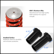 Load image into Gallery viewer, Honda Accord 1990-1997 / Prelude 1992-2001 Coilover Sleeves Kit Red
