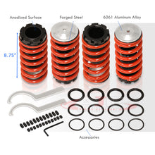 Load image into Gallery viewer, Honda Accord 1990-1997 / Prelude 1992-2001 Coilover Sleeves Kit Red
