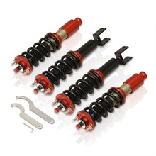 Load image into Gallery viewer, Acura Integra 1990-1993 / Honda Civic 1988-1991 Full Adjustable Coilover Dampers Red
