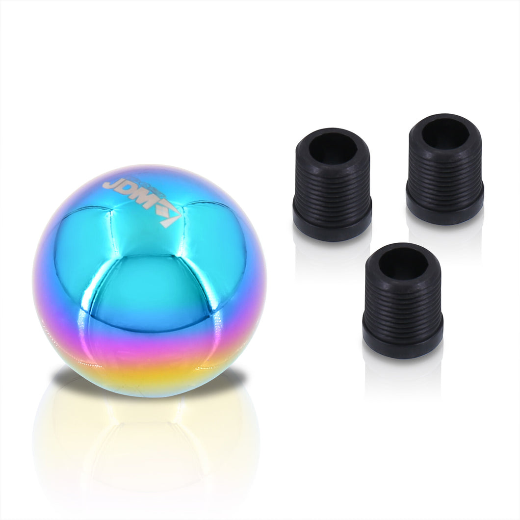 JDM Sport Universal Weighted Ball Style Shift Knob Neo Chrome