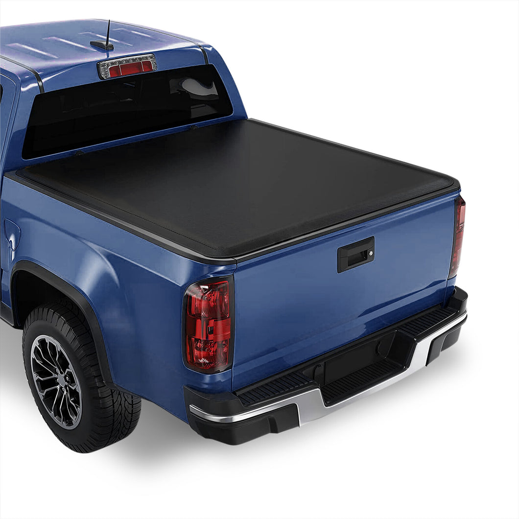 Chevrolet Colorado 5FT 2015-2022 / GMC Canyon 5FT 2015-2022 Soft Tri Fold Truck Tonneau Bed Cover (Extra Short Bed 5´)