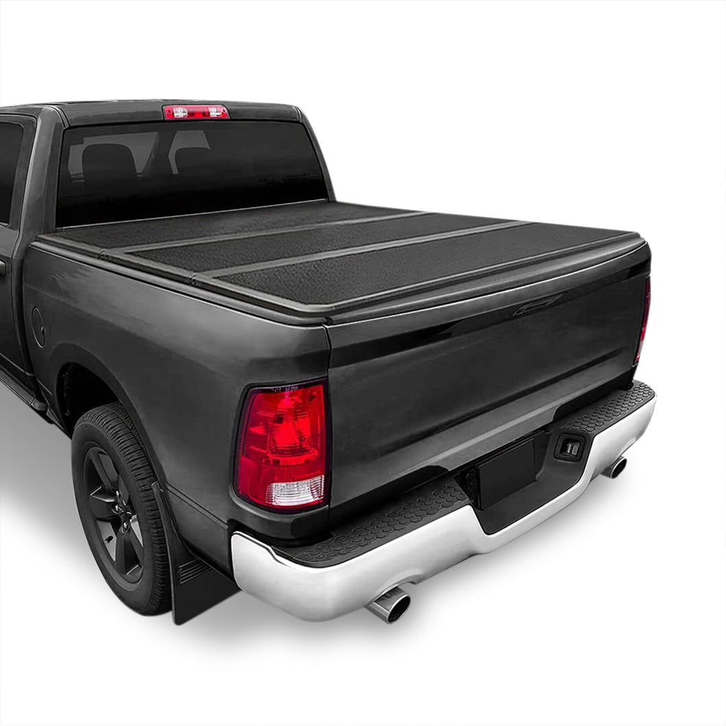 Dodge Ram 1500 5.7FT 2009-2018 / Ram 1500 Classic 5.7FT 2019-2022 Hard Tri Fold Truck Tonneau Bed Cover (Extra Short Bed 5´7