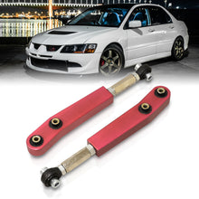 Load image into Gallery viewer, Mitsubishi Lancer EVO VII VIII IX 2003-2007 Rear Lower Adjustable Camber Kit Control Arms Red
