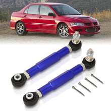 Load image into Gallery viewer, Mitsubishi Lancer EVO VII VIII IX 2003-2007 Rear Lower Adjustable Toe Control Arms Blue
