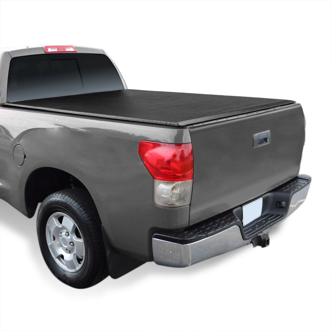 Toyota Tundra 5.5FT 2007-2013 Soft Tri Fold Truck Tonneau Bed Cover (Extra Short Bed 5´5