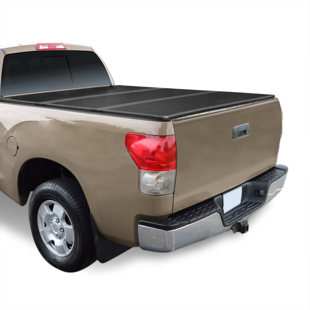 Toyota Tundra 5.5FT 2007-2013 Hard Tri Fold Truck Tonneau Bed Cover (Extra Short Bed 5´5