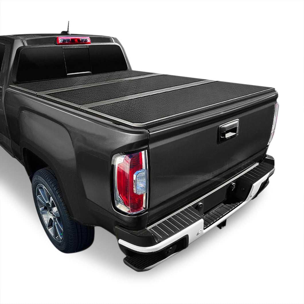 Chevrolet Colorado 6FT 2015-2022 / GMC Canyon 6FT 2015-2022 Hard Tri Fold Truck Tonneau Bed Cover (Standard Short Bed 6´)