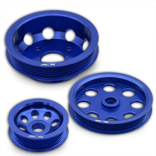 Load image into Gallery viewer, Nissan 240SX S14 S15 SR20 Underdrive Crank Pulley Blue

