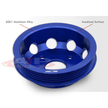 Load image into Gallery viewer, Nissan 240SX S14 S15 SR20 Underdrive Crank Pulley Blue
