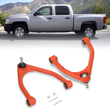 Load image into Gallery viewer, Chevrolet Silverado 1500 2007-2016 / GMC Sierra 1500 2007-2016 2-4&quot; Lift Front Upper Tubular Control Arms Red (Models With Factory Forged Steel Arms Only)
