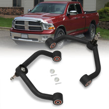 Load image into Gallery viewer, Dodge Ram 1500 2009-2018 2-4&quot; Lift Front Upper Tubular Control Arms Black
