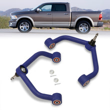 Load image into Gallery viewer, Dodge Ram 1500 2009-2018 2-4&quot; Lift Front Upper Tubular Control Arms Blue
