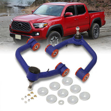 Load image into Gallery viewer, Toyota Tacoma 6-Lug 2005-2023 2-4&quot; Lift Front Upper Tubular Control Arms Blue
