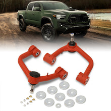 Load image into Gallery viewer, Toyota Tacoma 6-Lug 2005-2023 2-4&quot; Lift Front Upper Tubular Control Arms Red
